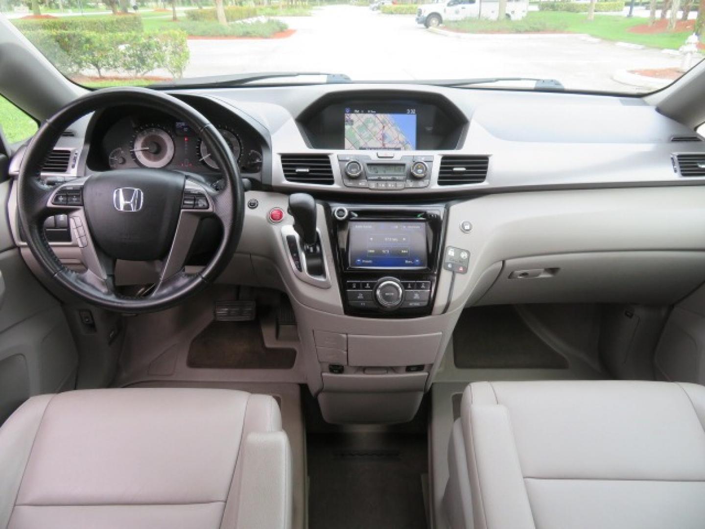 2014 Silver /GRAY Honda Odyssey EX-L (5FNRL5H68EB) with an 3.5L V6 SOHC 24V engine, 6-Speed Automatic transmission, located at 4301 Oak Circle #19, Boca Raton, FL, 33431, (954) 561-2499, 26.388861, -80.084038 - You are looking at Gorgeous Low Mileage 2014 Honda Odyssey EX-L Braunability Freedom Van Handicap Van Wheelchair Van Conversion Van with 25K Original Miles, Power Side Entry Ramp with Kneeling Van Function, Passenger Side Quick Lock System (same as ez lock), Quick Release Front Seats, Tie Down Syste - Photo#73